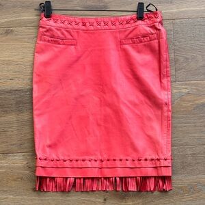 Roberto Cavalli Leather Skirt